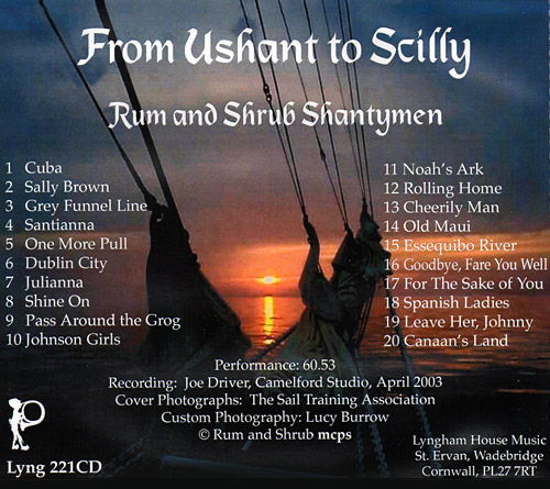 From Ushant to Scilly - Back Cover